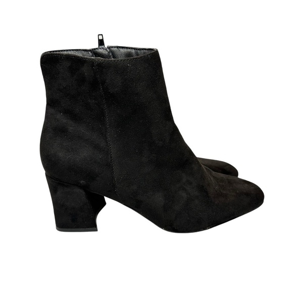 Chinese Laundry Daria Block Heel Black Suede Bootie Women’s Size 8.5 - Picture 9 of 9
